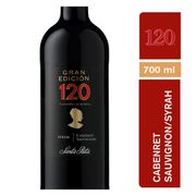 Vino Santa Rita Gran 120 Ensamblaje Syrah Cabernet Sauvignon 700 cc