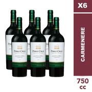 Caja 6 un. Vino Perez Cruz Carmenere Limited Edition 750 cc