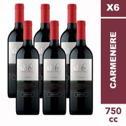 Caja 6 un. Vino 1865 Selected Vineyard Carmenere 750 cc