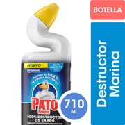 Limpiador para Inodoro Pato Purific Destructor de Sarro Marina 710 ml