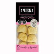Empanada Hojaldre Desgustar Jamón Queso 390 g 10 un.