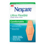 Parche Ultra Flexibles Nexcare Tamaño Único 10 un.