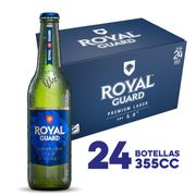 Pack 24 un. Cerveza Royal Guard Premium Lager 5.0° 355 cc