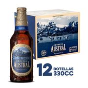 Pack 12 un. Cerveza Austral Calafate Ale 5.0° 330 cc