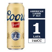 Cerveza Coors Lata 5°g 710 cc