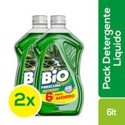 Pack 2 un. Detergente Líquido Bio Frescura Bosque Nativo 3 L