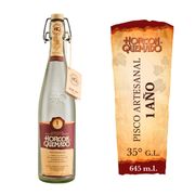 Pisco Horcón Quemado Artesanal Añejado 35° 645 cc