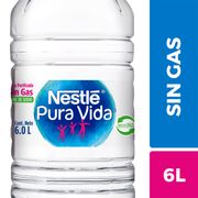 Agua Purificada Nestlé Sin Gas Pura Vida 6 L