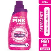 Detergente Líquido The Pink Stuff Ropa Color Concentrado 960 ml