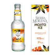 Cóctel ice Sierra Morena mojito maracuyá 7°, botella 275 cc