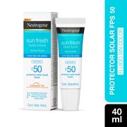 Protector Solar Neutrogena Sun Fresh Fps 50 Sin Color 40 ml