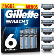 Repuestos Máquina de Afeitar Gillette Mach3 6 un.
