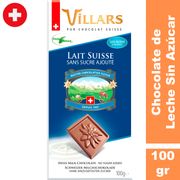 Chocolate de Leche Villars Sin Azúcar 100 g