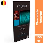 Chocolate Amargo Cachet 64% Cacao 100 g