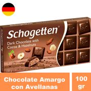 Chocolate Amargo Schogetten Con Avellanas 100 g