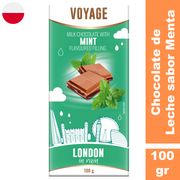 Chocolate de Leche Voyage Relleno Menta 100 g