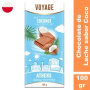 Chocolate de Leche Voyage Relleno Coco 100 g