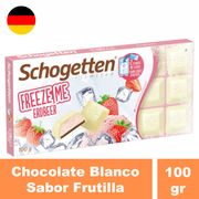 Chocolate Blanco Schogetten Freeze Con Frutilla 100 g