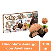 Chocolate Amargo Schogetten Freeze Con Avellanas 100 g