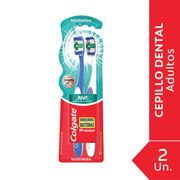 Cepillo de Dientes Colgate 360° Limpieza Completa 2 un.