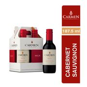 Pack 4 un. Vino Carmen Cabernet Sauvignon 187 cc