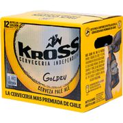 Pack 12 un. Cerveza Kross Golden Ale 5.3° 330 cc