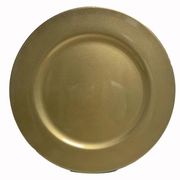 Plato Base Liso 33 cm Gold