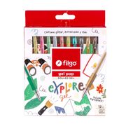 Roller Gel Filgo Gel Pop Explore 12 un.