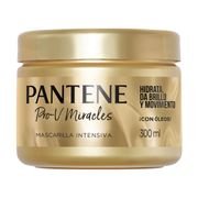 Mascarilla Pantene Pro-V Miracles Hidrata Brillo y Movimiento 300 ml