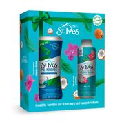 Pack St. Ives: Crema Elastina 532 ml + Body Wash Coconut 473 ml