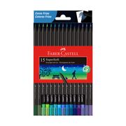 Lápices de colores Faber-Castell Súpersoft 12 Colores Fríos