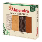 Pack 4 Turrones Sin Azúcar El Almendro 380 g