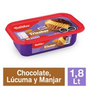 Helado Bresler Cassata Trisabor Chocolate Lúcuma Manjar 1.8 L