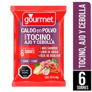 Caldo Tocino Ajo y Cebolla Gourmet En Polvo 6 un.