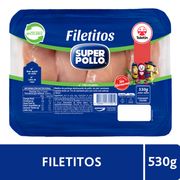 Filetitos de Pollo Deshuesados y Sin Piel 530 g