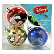 Pack 4 Esferas Diseño 6 cm Disney