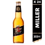 Caja 24 un. Cerveza Miller Genuine Draft Botella 355 cc