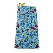 Toalla de Playa con Mochila Marina 75 x 150