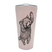 Vaso Térmico Animales Exóticos Panda Rojo 470 ml