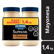 Mayonesa Hellmann's Supreme Artesana Frasco Pack Ahorro 735 g