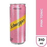 Bebida Pink Tonic Schweppes Lata 310 cc