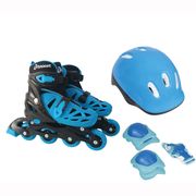 Set de Patines con Protecciones Radost Negro M