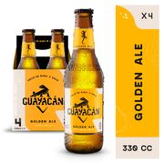 Pack 4 un. Cerveza Guayacán Golden Ale 4.5° 330 cc