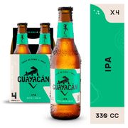 Pack 4 un. Cerveza Guayacán Ipa 6.5° 330 cc