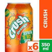 Pack 6 un. Bebida Crush Lata 350 ml